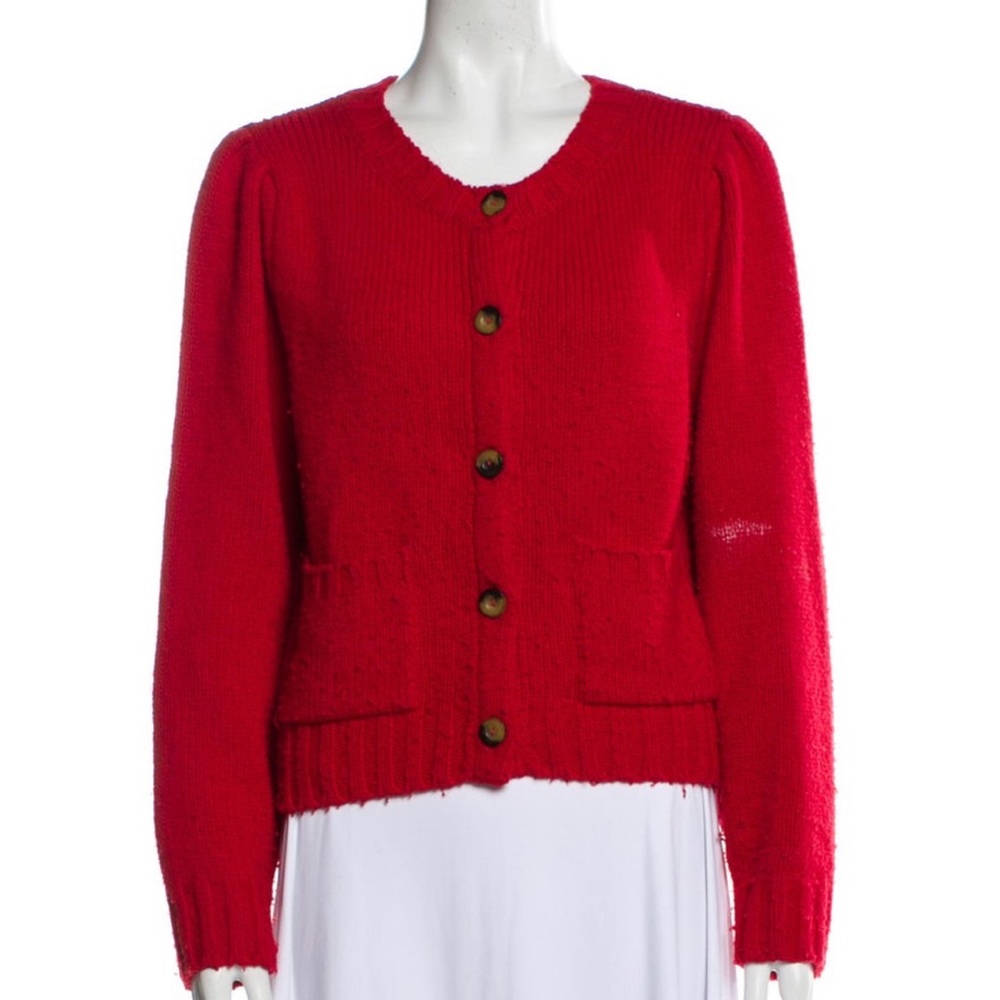 ISO Doen Pipa cardigan in red size M or L